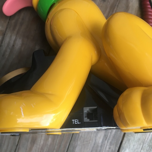 DISNEY Vintage Pluto Talking Telephone Push Button Phone Decor - Picture 8 of 12